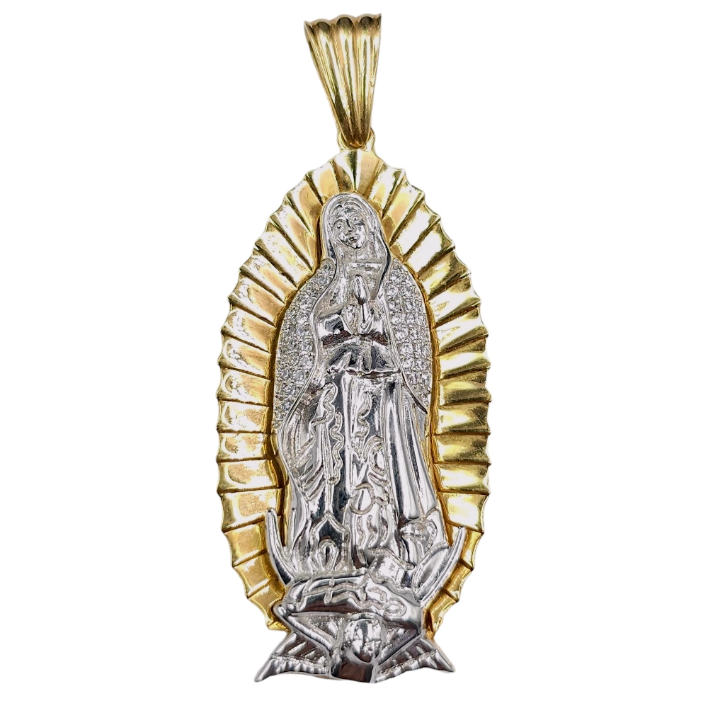 2 Tone Virgin Mary Charm