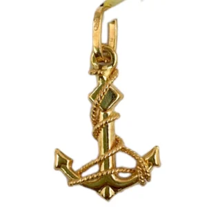 Anchor with Rope Charm