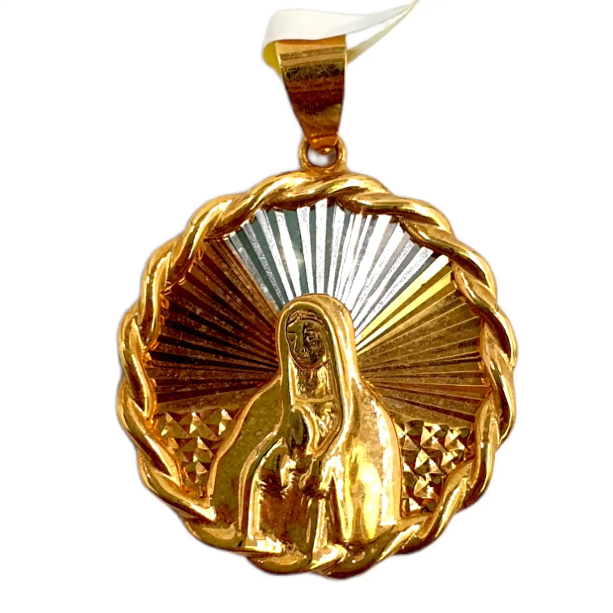 Virgin Mary Golden Charm