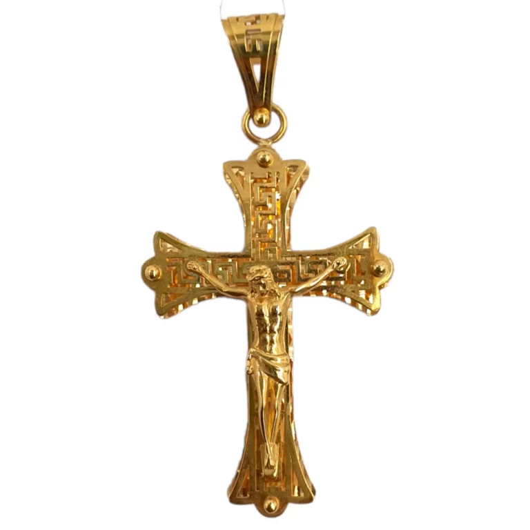 Gold Crucifix Charm