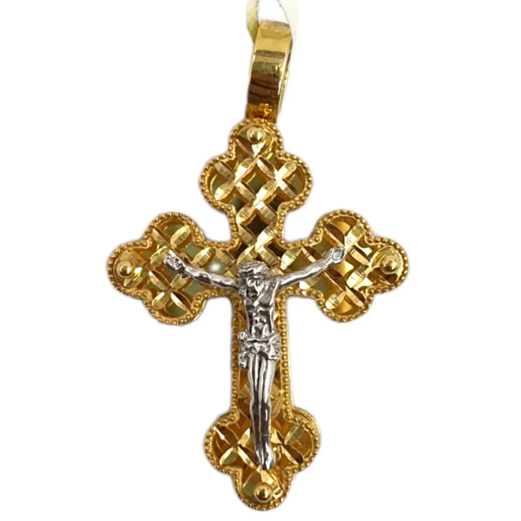 Crucifix Gold Charm