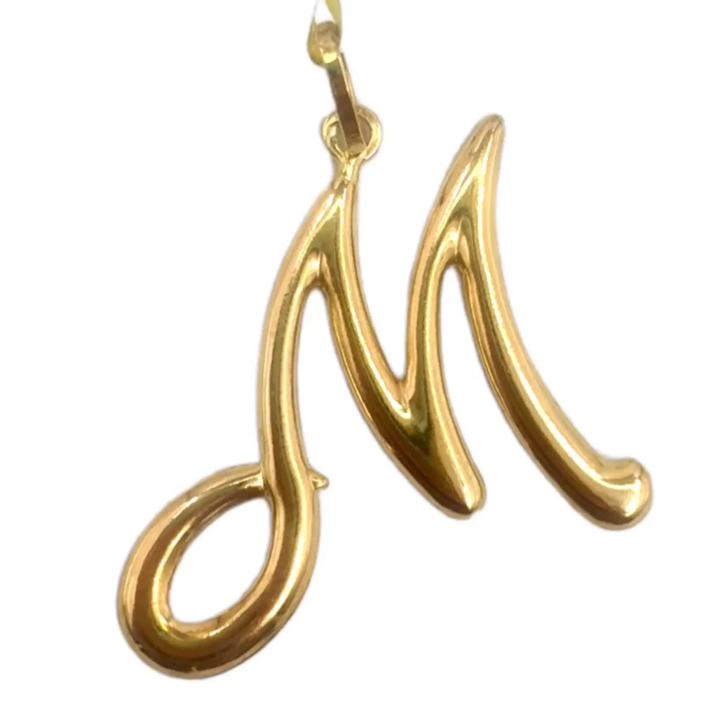 Letter M Charm