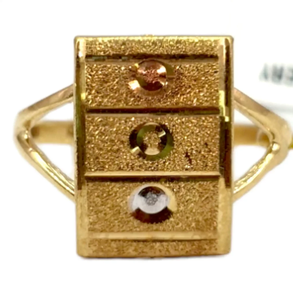 Square Gold Ring