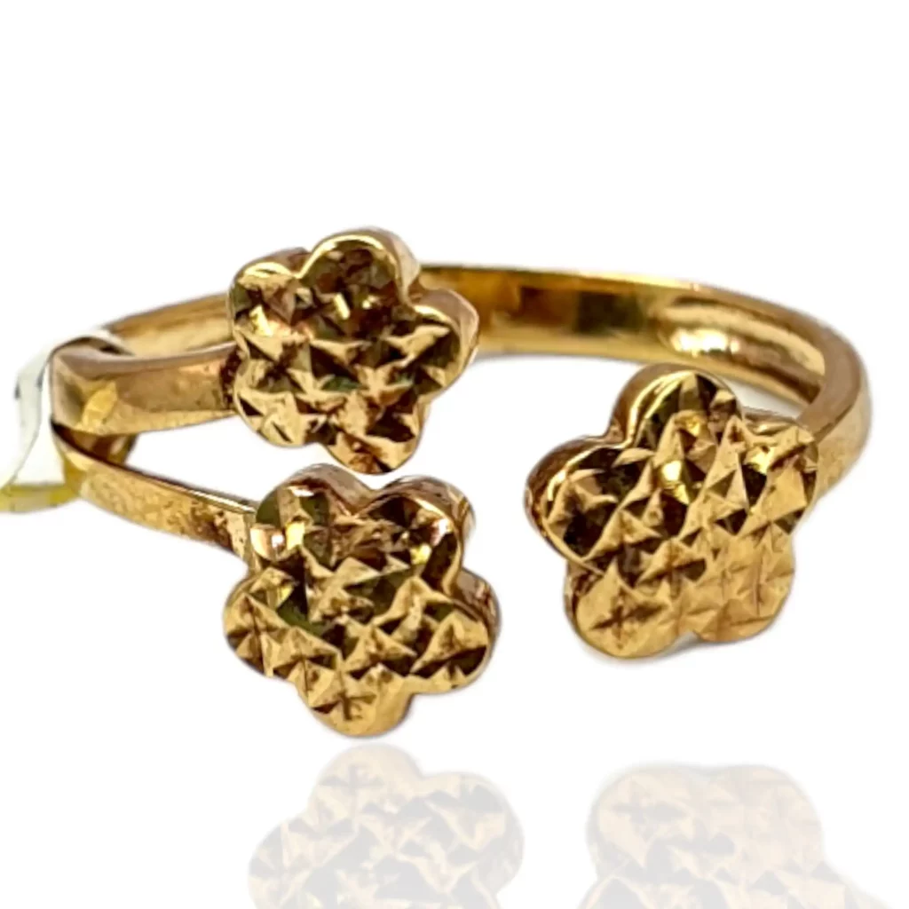 Three Flower Ring