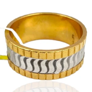 Two Tone Band Ring