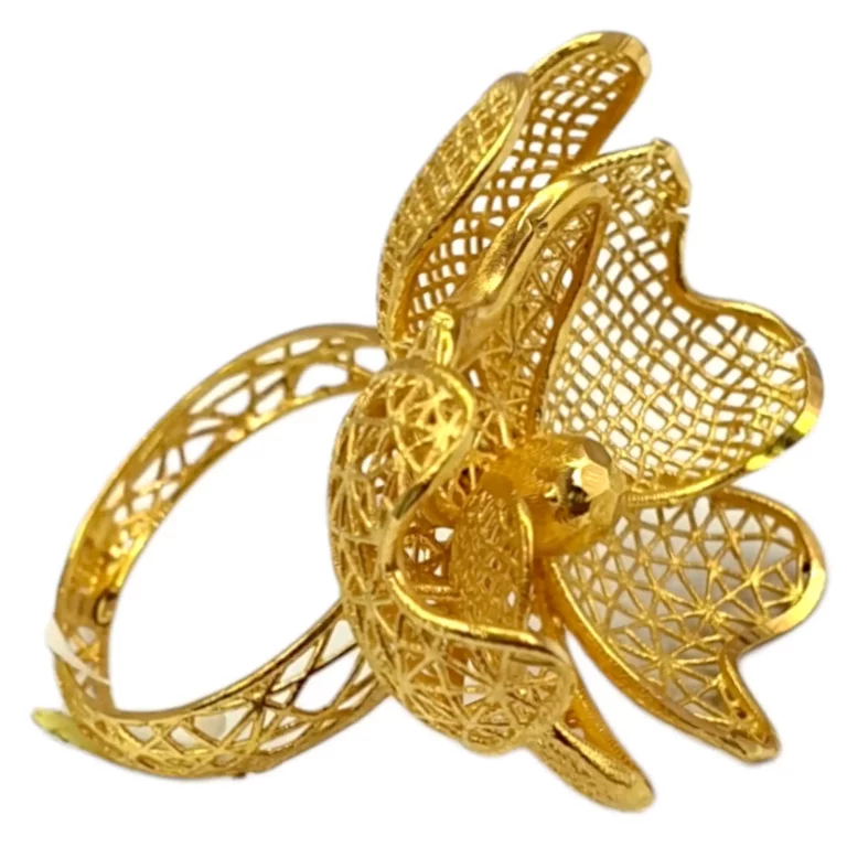 Mesh Flower Ring