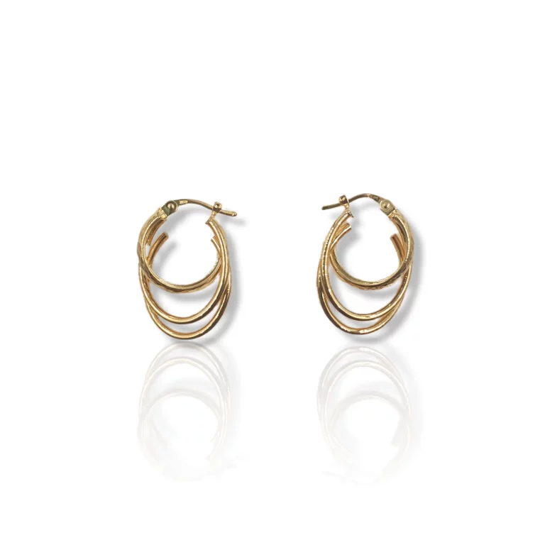 Gold Loop Earrings