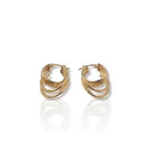 Gold Loop Earrings