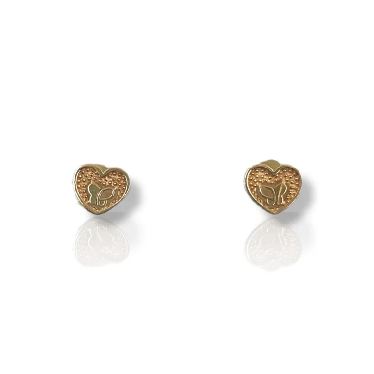 Heart Gold Earrings