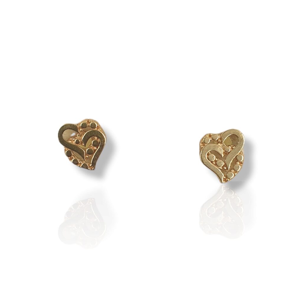 Heart Stud Earrings