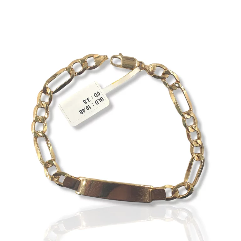 Figaro Plate Bracelet