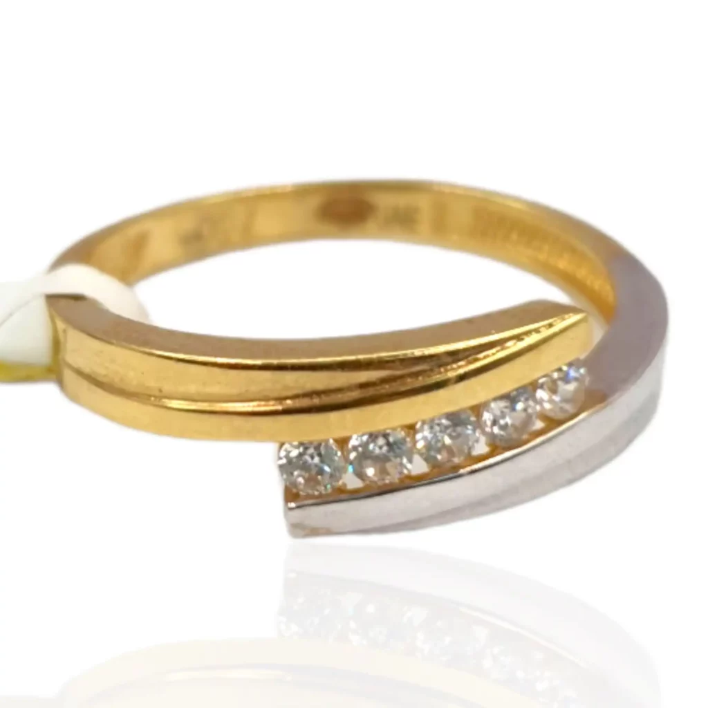 Two Tone Diamond Ring