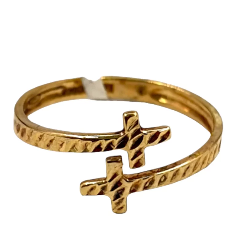 Cross Marquise Cut Ring