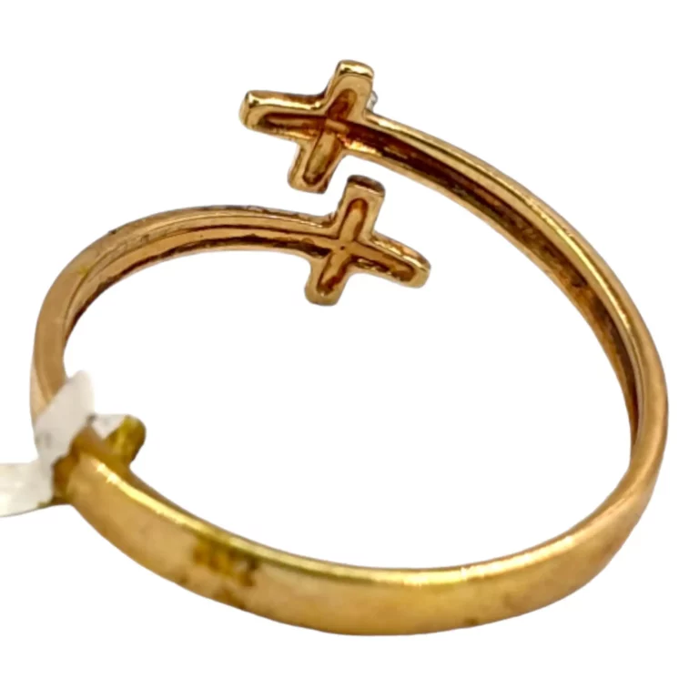 Cross Marquise Cut Ring