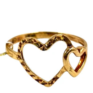 Duo Heart Ring