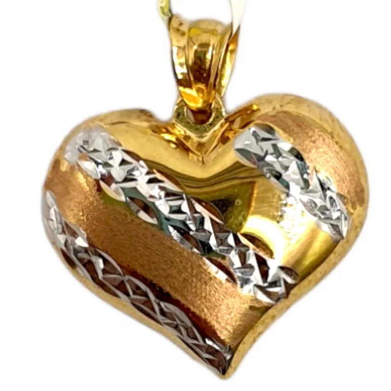 Golden Heart Charm