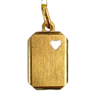 Brass Heart Pendant