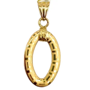 Fancy Oval Charm