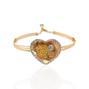 Heart Flower Bracelet