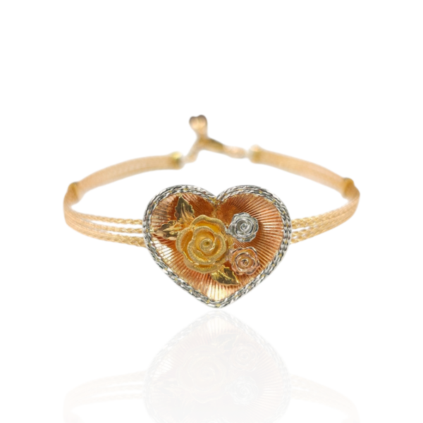 Heart Flower Bracelet