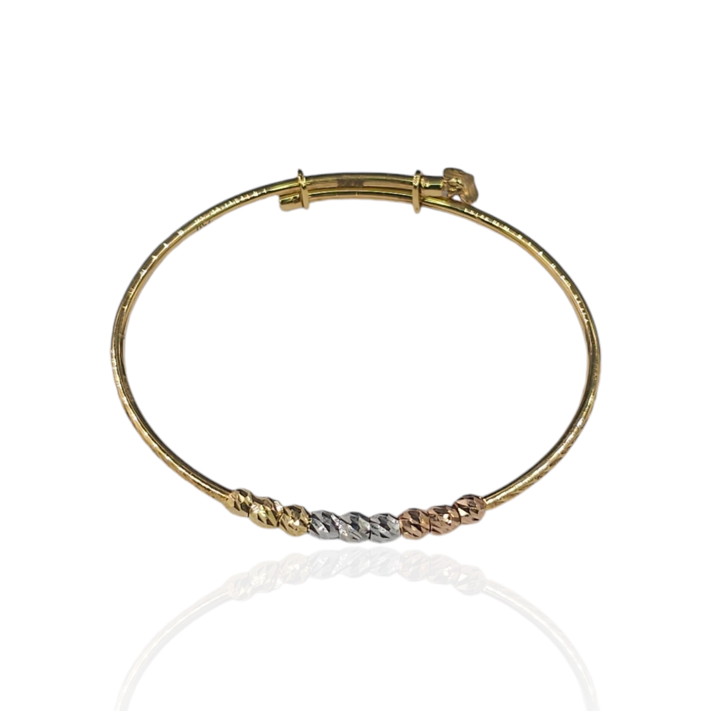 Diamond Cut Round Bracelet