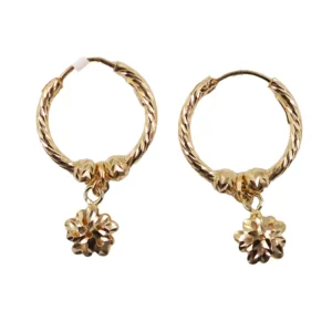 Flower Loop Earrings