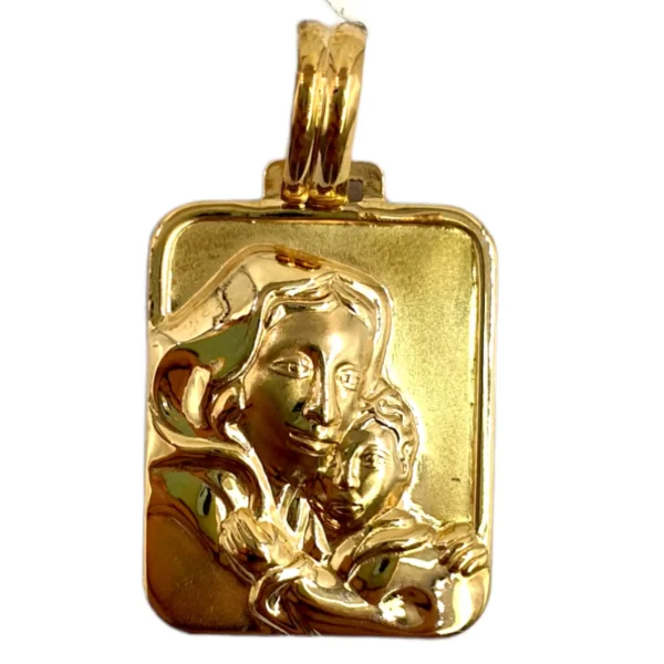 Gold Madonna Charm