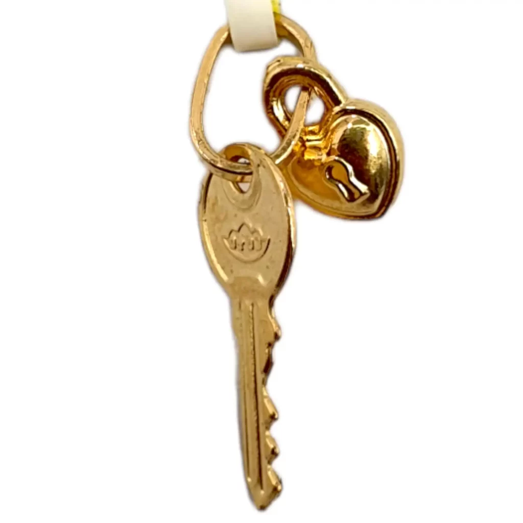 Key and Heart Charm