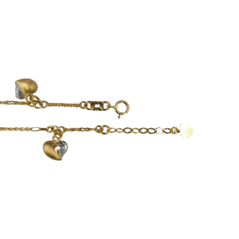 Heart Pear Charm Bracelets