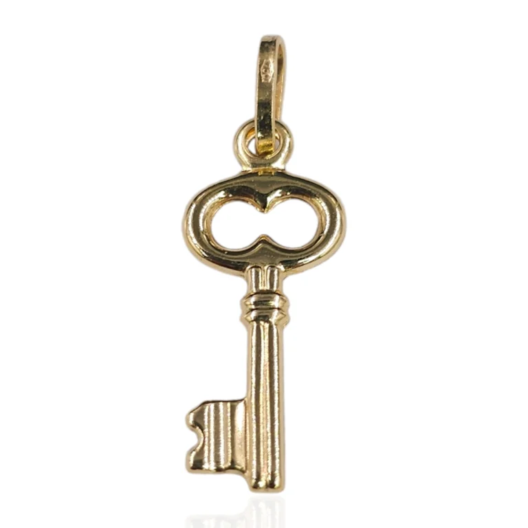 Golden Key Charm