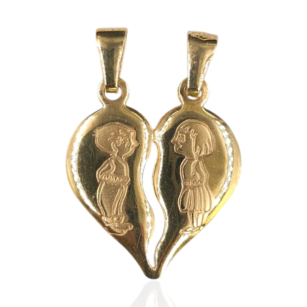 Couple Heart Charm