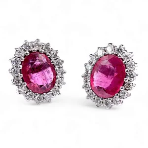 Ruby Stone Earrings