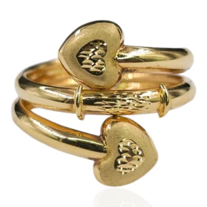 Double Heart Ring