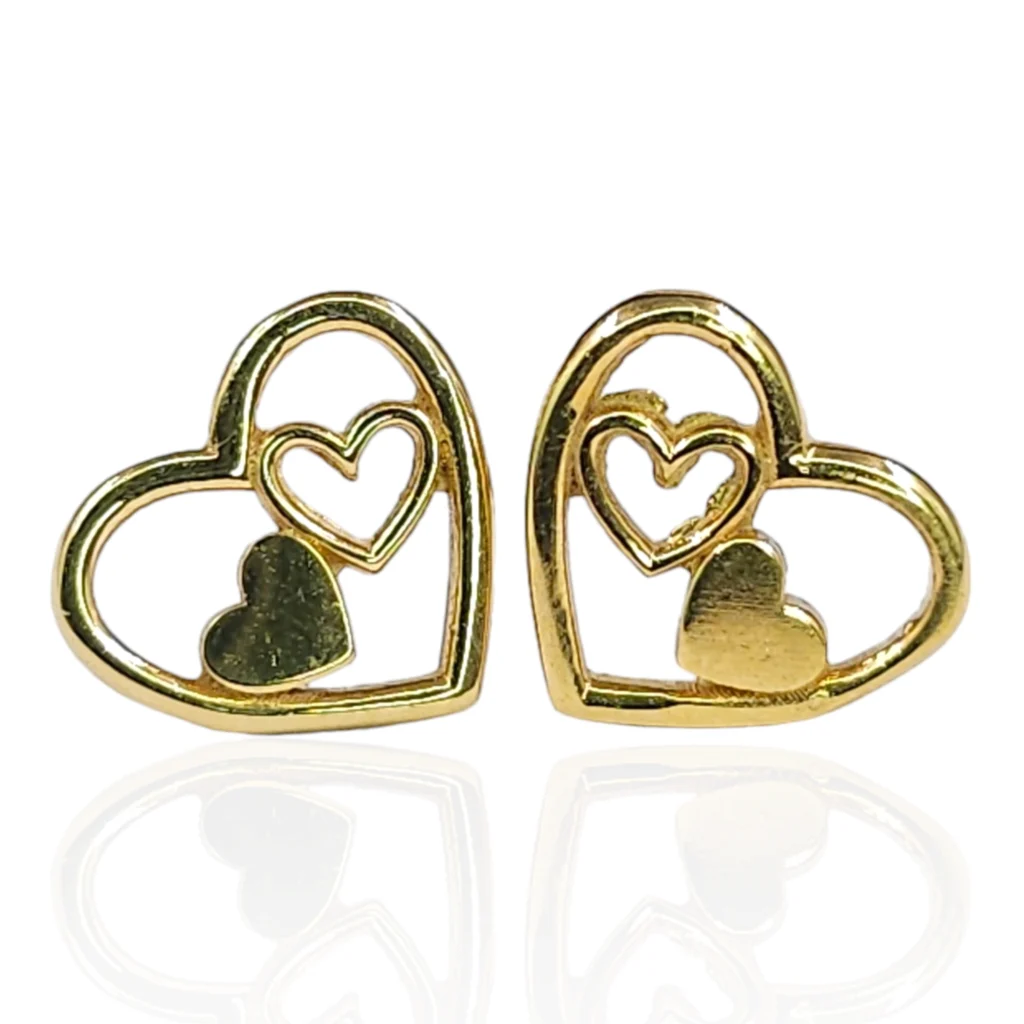 Double Heart Earrings