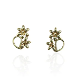 Flower And Leaf Earring