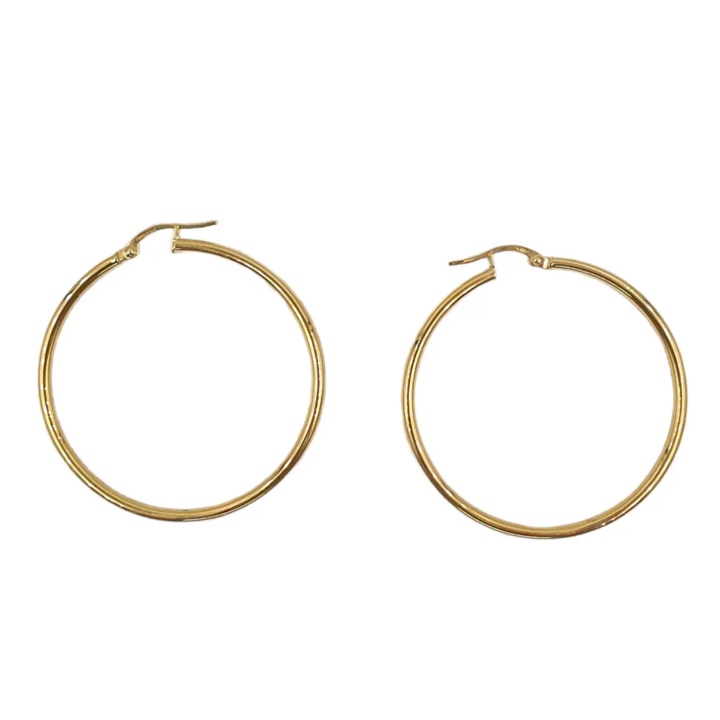 Plain Round Loop Earring