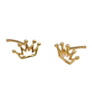 Crown Stud Earring