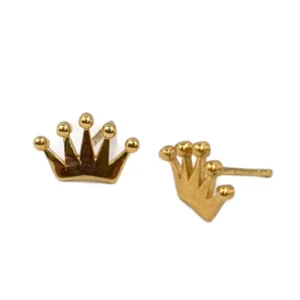 King Crown Stud Earring