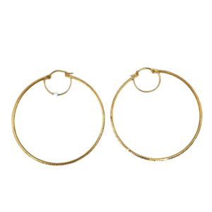 Foundrae Charm Hoop Earring