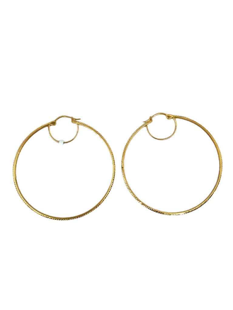 Foundrae Charm Hoop Earring