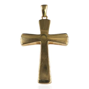 Cross Texture Charm Pendant