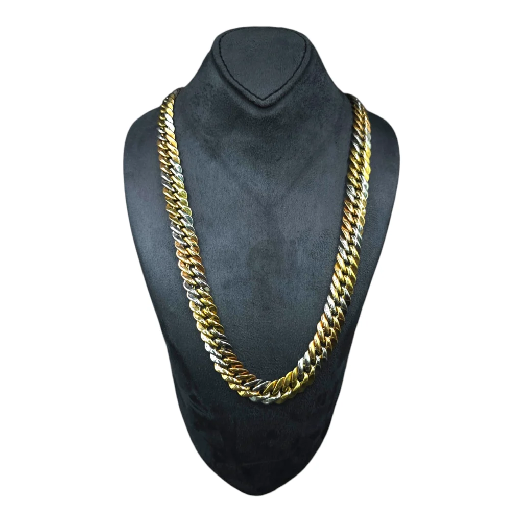 3 Tone Cuban Chain