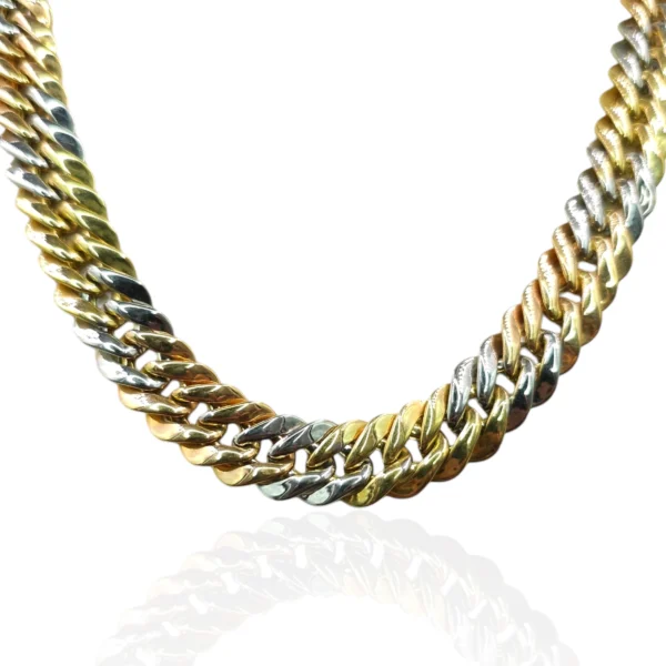 3 Tone Cuban Chain