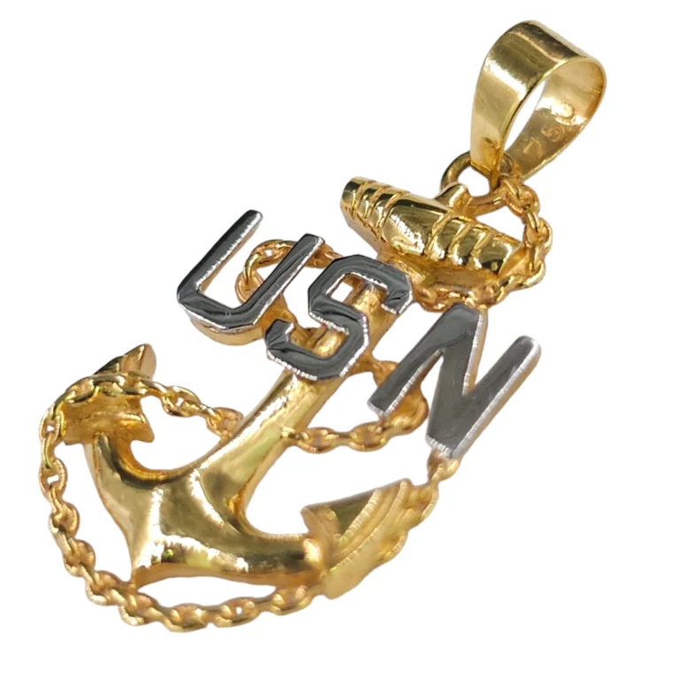 USN Two Tone Pendant