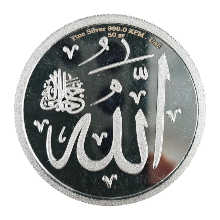 Silver coin 50 grams